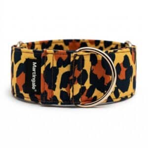 Collar martingale Leopardo antiescape animal print