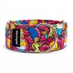 Collar Martingale Antiescape para Galgos – Amarillo Pop