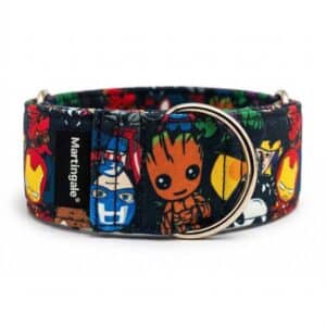 Collar martingale Super Heroes antiescape cómic