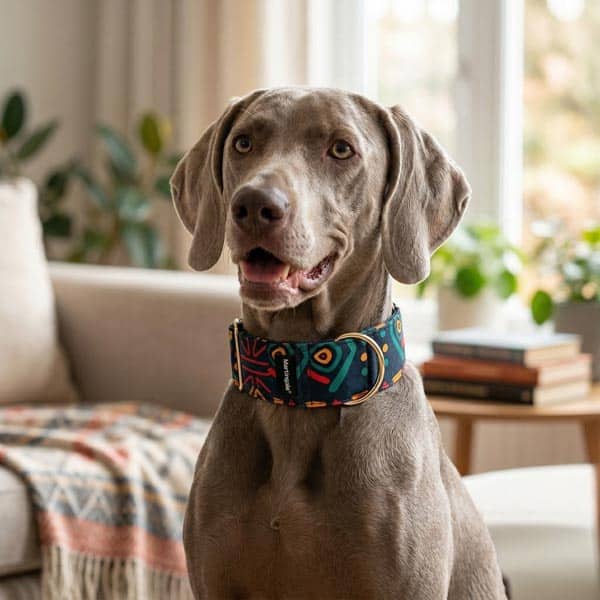 Collar martingale antiescape para perro mediano