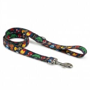 Correa martingale Super Heroes a juego con collar para galgo y podenco