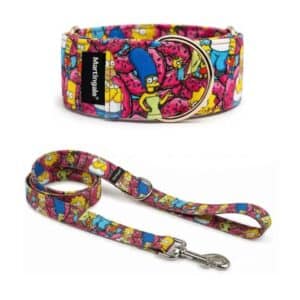 Pack Collar Martingale + Correa a juego – Amarillo Pop