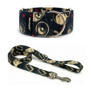 Pack Collar Martingale + Correa a juego – Rock Star