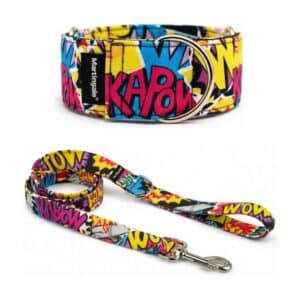 Pack Collar Martingale + Correa a juego – Super Pop
