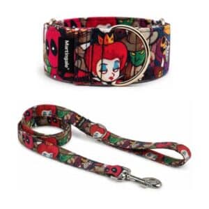 Pack Collar Martingale + Correa a juego – Villanos Fantasy