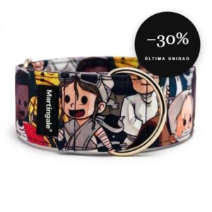 Collar martingale antiescape Galaxia para galgo en oferta al 30% de descuento, última unidad