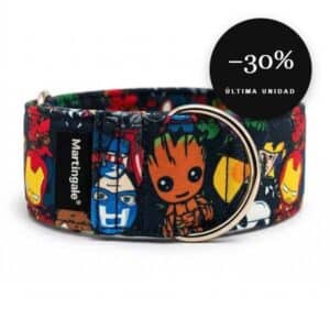 Collar martingale antiescape Cómic para galgo en oferta al 30% de descuento, última unidad