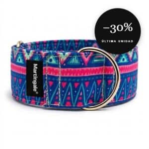 Collar martingale antiescape Viento Étnico para galgo en oferta al 30% de descuento, última unidad
