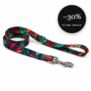 Correa artesanal Tropical Flow para galgo en oferta al 30% de descuento, última unidad